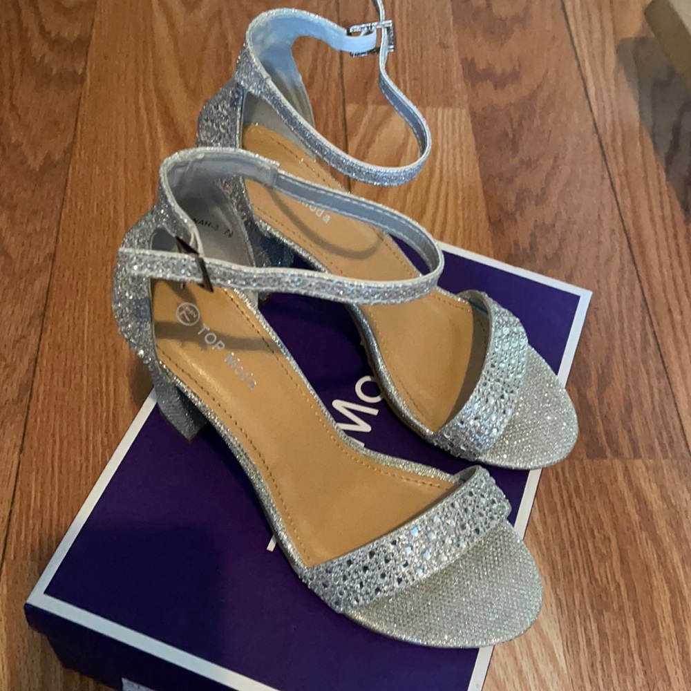 Silver heels